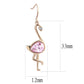 MATK3663 - IP Rose Gold(Ion Plating) Stainless Steel Earrings with AAA Grade CZ  in Rose