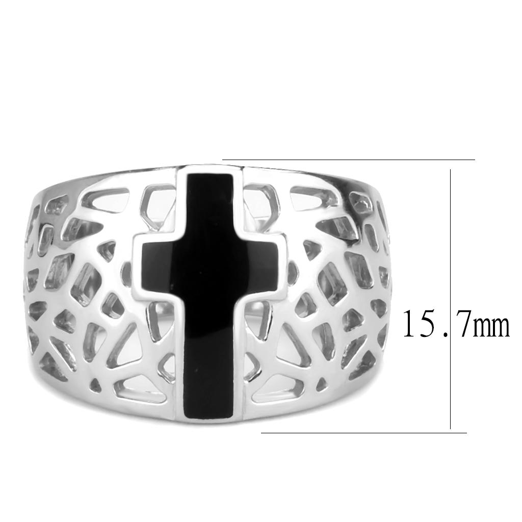 MATK3720 - High polished (no plating) Stainless Steel Ring with No Stone