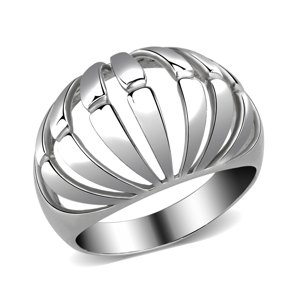 MATK3732 High polished Stainless Steel Ring with NoStone in No Stone