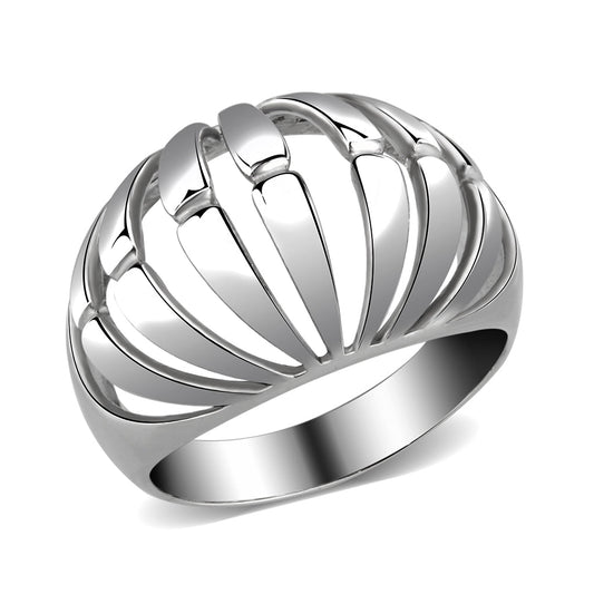 MATK3732 High polished Stainless Steel Ring with NoStone in No Stone