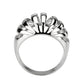 MATK3732 High polished Stainless Steel Ring with NoStone in No Stone