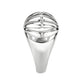 MATK3732 High polished Stainless Steel Ring with NoStone in No Stone
