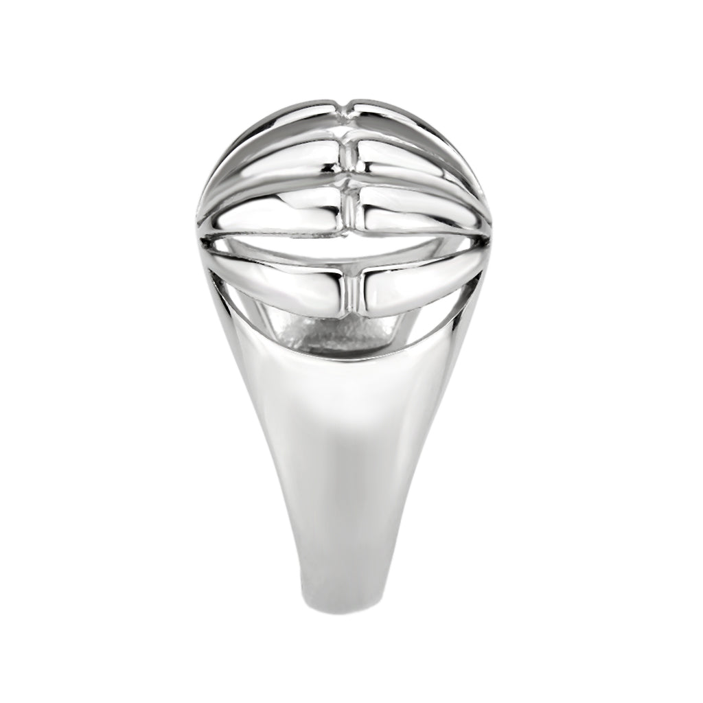 MATK3732 High polished Stainless Steel Ring with NoStone in No Stone