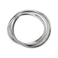 MATK3743 - High polished Stainless Steel Interlocking Ring