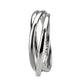 MATK3743 - High polished Stainless Steel Interlocking Ring