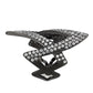 MATK3748 IP Black  Stainless Steel Ring with AAA Grade CZ in Clear