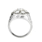 MATK3762 - High polished (no plating) Stainless Steel Ring with AAA Grade CZ in Clear