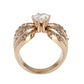 MATK3786 - IP Rose Gold(Ion Plating) Stainless Steel Ring with AAA Grade CZ in Clear