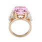 MATK3789 - IP Rose Gold(Ion Plating) Stainless Steel Ring with AAA Grade CZ in Rose
