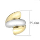 MATK3796 - Two Tone IP Gold (Ion Plating) Stainless Steel Ring with NoStone in No Stone