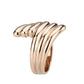MATK3800 - IP Rose Gold(Ion Plating) Stainless Steel Ring with NoStone in No Stone