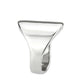 MATK3801 - High polished (no plating) Stainless Steel Ring with NoStone in No Stone