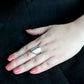 MATK3801 - High polished (no plating) Stainless Steel Ring with NoStone in No Stone