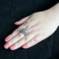MATK3802 - High polished (no plating) Stainless Steel Ring with NoStone in No Stone
