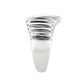 MATK3804 - High polished (no plating) Stainless Steel Ring with NoStone in No Stone