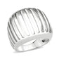 MATK3805 - High polished (no plating) Stainless Steel Ring with NoStone in No Stone