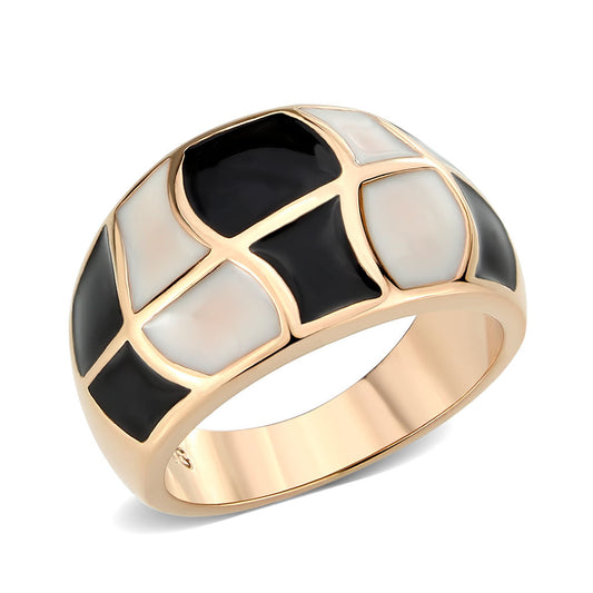 MATK3827 - IP Rose Gold(Ion Plating) Stainless Steel Ring with NoStone in No Stone