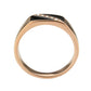 MATK3831 - IP Rose Gold(Ion Plating) Stainless Steel Ring with Top Grade Crystal in Clear