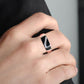 MATK3831 - IP Rose Gold(Ion Plating) Stainless Steel Ring with Top Grade Crystal in Clear