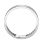 MATK3832N- High Polished( No Plated) Stainless Steel Ring with Top Grade Crystal in Clear