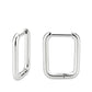 MATK3841 - High Polished Minimalist Stainless Steel Earrings