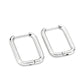 MATK3841 - High Polished Minimalist Stainless Steel Earrings