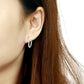 MATK3842 - High Polished Minimalist Stainless Steel Earrings
