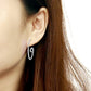 MATK3843 - High Polished Minimalist Stainless Steel Earrings