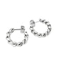 MATK3845 - High Polished Minimalist Stainless Steel Earrings