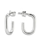 MATK3846 - High Polished Minimalist Stainless Steel Earrings