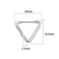 MATK3847 - High Polished Minimalist Stainless Steel Earrings