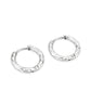 MATK3848 - High Polished Minimalist Stainless Steel Earrings
