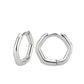 MATK3849 - High Polished Minimalist Stainless Steel Earrings