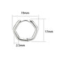MATK3849 - High Polished Minimalist Stainless Steel Earrings