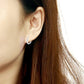 MATK3849 - High Polished Minimalist Stainless Steel Earrings
