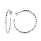 MATK3852 - High Polished Minimalist Stainless Steel Earrings