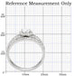 MATS004 - Rhodium 925 Sterling Silver Ring with AAA Grade CZ  in Clear
