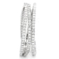 MATS006 - Rhodium 925 Sterling Silver Ring with AAA Grade CZ  in Clear