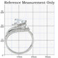 MATS020 - Rhodium 925 Sterling Silver Ring with AAA Grade CZ  in Clear