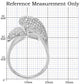 MATS032 - Rhodium 925 Sterling Silver Ring with AAA Grade CZ  in Clear