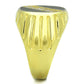 MATS235 - Gold 925 Sterling Silver Ring with AAA Grade CZ  in Clear