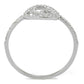 MATS519 - Rhodium 925 Sterling Silver Ring with AAA Grade CZ  in Clear