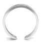 MATS605 - Rhodium 925 Sterling Silver Ring with AAA Grade CZ  in Clear