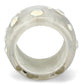 MAVL078 -  Resin Ring with Top Grade Crystal  in Aurora Borealis (Rainbow Effect)