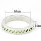 MAVL093 -  Resin Bangle with Top Grade Crystal  in Peridot