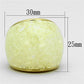 MAVL109 - IP Gold(Ion Plating) Stainless Steel Ring with Synthetic Synthetic Stone in Citrine Yellow
