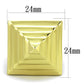 MAVL119 - IP Gold(Ion Plating) Stainless Steel Ring with No Stone