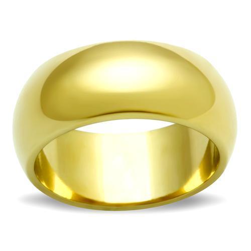 MAGL012 - IP Gold(Ion Plating) Brass Ring with No Stone