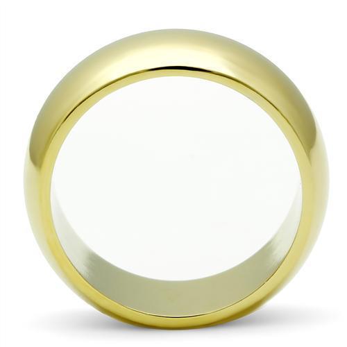 MAGL012 - IP Gold(Ion Plating) Brass Ring with No Stone