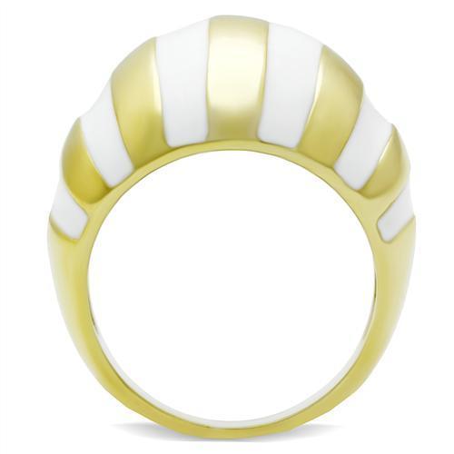 MAGL023 - IP Gold(Ion Plating) Brass Ring with No Stone